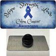 Colon Cancer Ribbon Novelty Metal Hat Pin