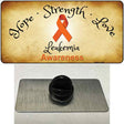 Leukemia Cancer Ribbon Novelty Metal Hat Pin