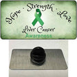 Liver Cancer Ribbon Novelty Metal Hat Pin