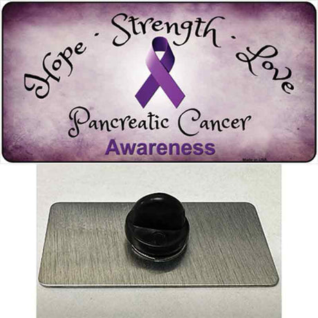 Pancreatic Ribbon Novelty Metal Hat Pin