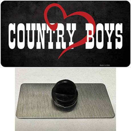 Country Boys Novelty Metal Hat Pin