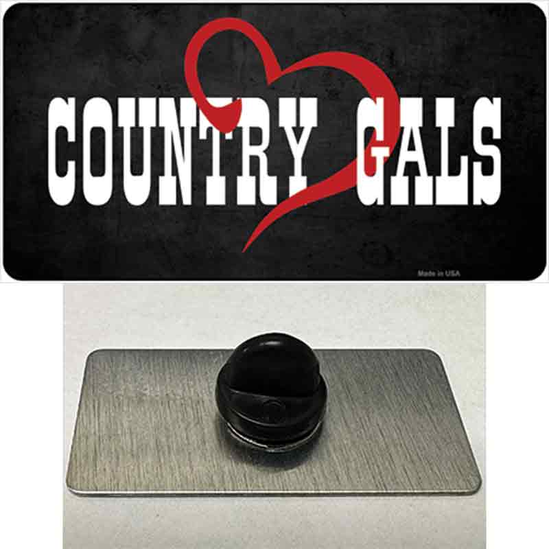 Country Gals Novelty Metal Hat Pin