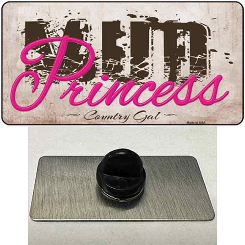 Mud Princess Novelty Metal Hat Pin