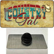 Country Gal Novelty Metal Hat Pin