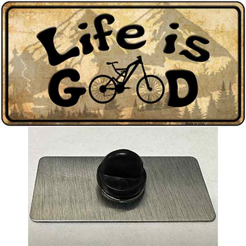 Life Is Good Novelty Metal Hat Pin