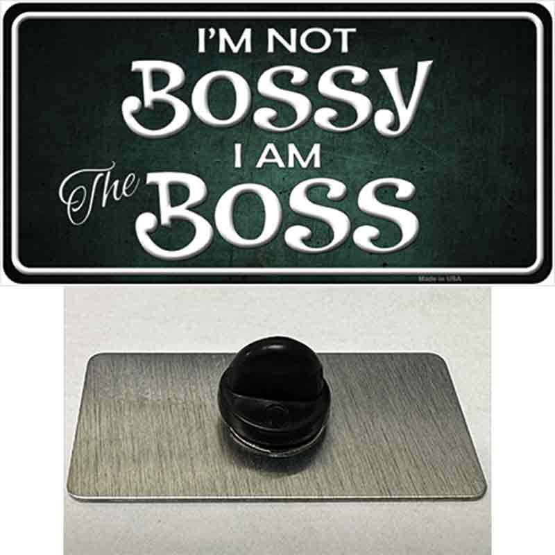 Im Not Bossy Novelty Metal Hat Pin