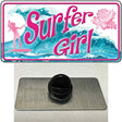 Surfer Girl Novelty Metal Hat Pin