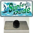 Surfer Dude Novelty Metal Hat Pin