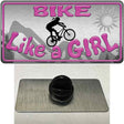 Bike Like A Girl Novelty Metal Hat Pin