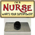 Im A Nurse Tan Novelty Metal Hat Pin