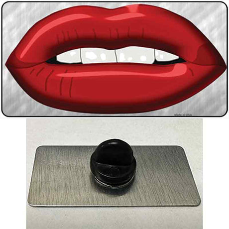 Red Lips Novelty Metal Hat Pin