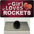 This Girl Loves Her Rockets Novelty Metal Hat Pin