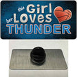 This Girl Loves Her Thunder Novelty Metal Hat Pin