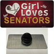 This Girl Loves Her Senators Novelty Metal Hat Pin