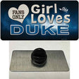 This Girl Loves Duke Novelty Metal Hat Pin