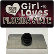 This Girl Loves Florida State Novelty Metal Hat Pin