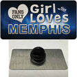 This Girl Loves Memphis Novelty Metal Hat Pin