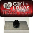 This Girl Loves Texas Tech Novelty Metal Hat Pin