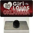 This Girl Loves Oklahoma Novelty Metal Hat Pin