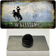 Wyoming Rusty State Novelty Metal Hat Pin