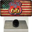 American Route 66 Neon Novelty Metal Hat Pin