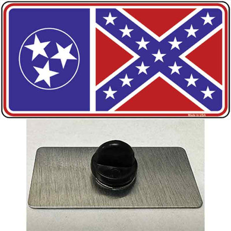 Confederate Flag Tennessee Novelty Metal Hat Pin