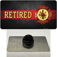 Retired Fire Thin Red Line Novelty Metal Hat Pin