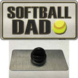 Softball Dad Novelty Metal Hat Pin