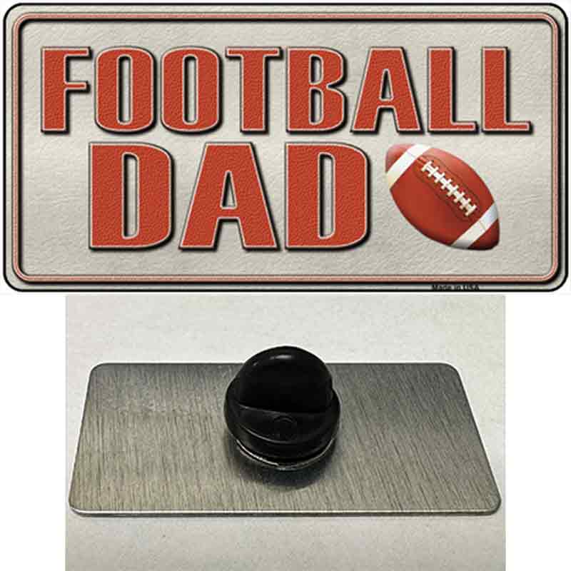 Football Dad Novelty Metal Hat Pin