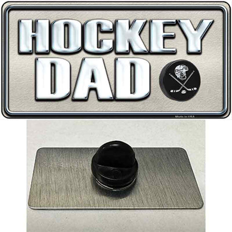 Hockey Dad Novelty Metal Hat Pin