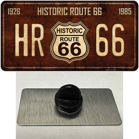 Historic Route 66 Vintage Novelty Metal Hat Pin