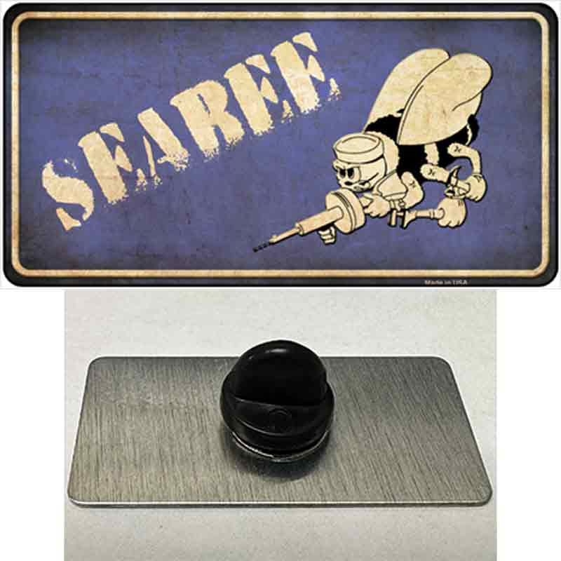 Seabee Novelty Metal Hat Pin