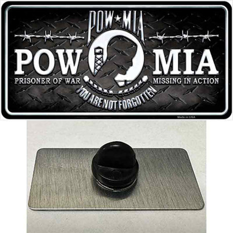 POW MIA Novelty Metal Hat Pin