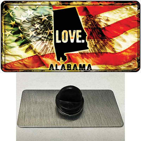 Alabama Love Novelty Metal Hat Pin