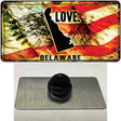 Delaware Love Novelty Metal Hat Pin