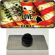 Hawaii Love Novelty Metal Hat Pin