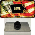 Iowa Love Novelty Metal Hat Pin