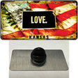 Kansas Love Novelty Metal Hat Pin