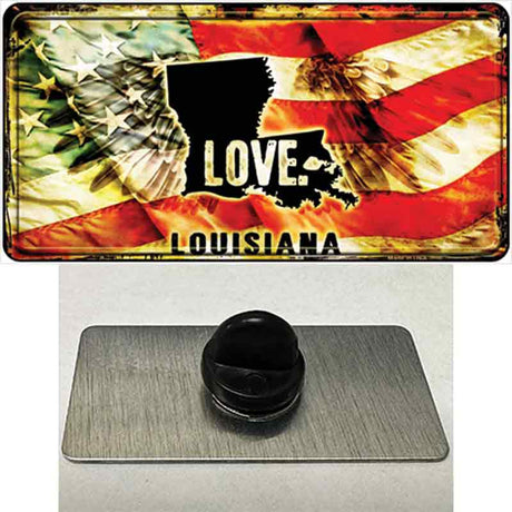 Louisiana Love Novelty Metal Hat Pin