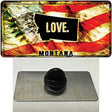 Montana Love Novelty Metal Hat Pin