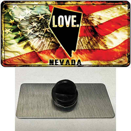 Nevada Love Novelty Metal Hat Pin