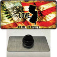 New Jersey Love Novelty Metal Hat Pin