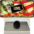 Pennsylvania Love Novelty Metal Hat Pin