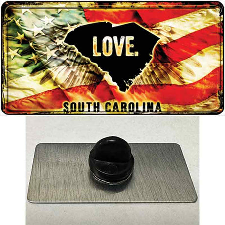 South Carolina Love Novelty Metal Hat Pin