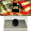 Utah Love Novelty Metal Hat Pin