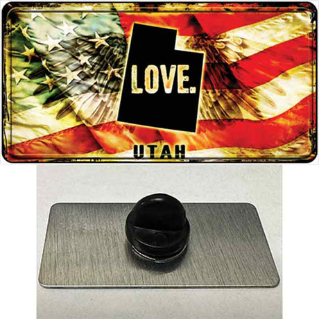 Utah Love Novelty Metal Hat Pin