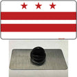 Washington DC Flag Novelty Metal Hat Pin