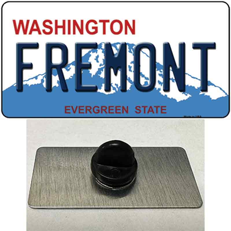 Fremont Washington Novelty Metal Hat Pin