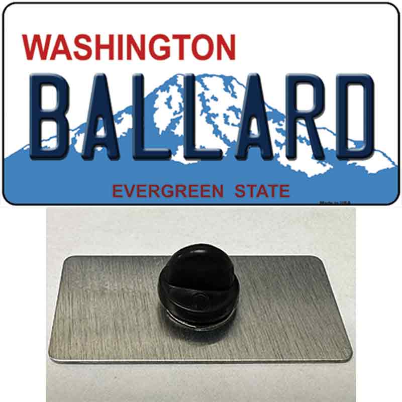 Ballard Washington Novelty Metal Hat Pin