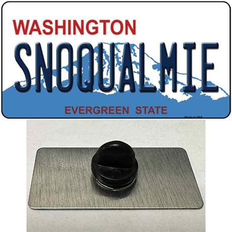 Snoqualmie Washington Novelty Metal Hat Pin